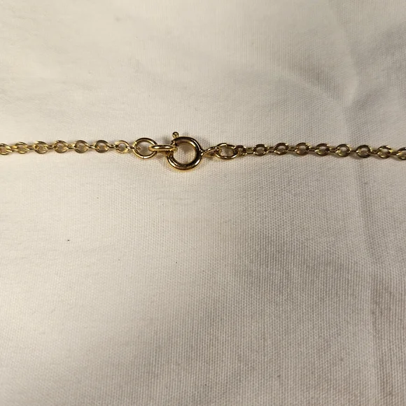 Black Rose Pendant On Gold Toned Necklace 22in Whimsigoth - Picture 5 of 8